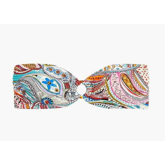 J. Crew Other - J. Crew Size XXS Bandeau Top In Ratti Scribble Floral